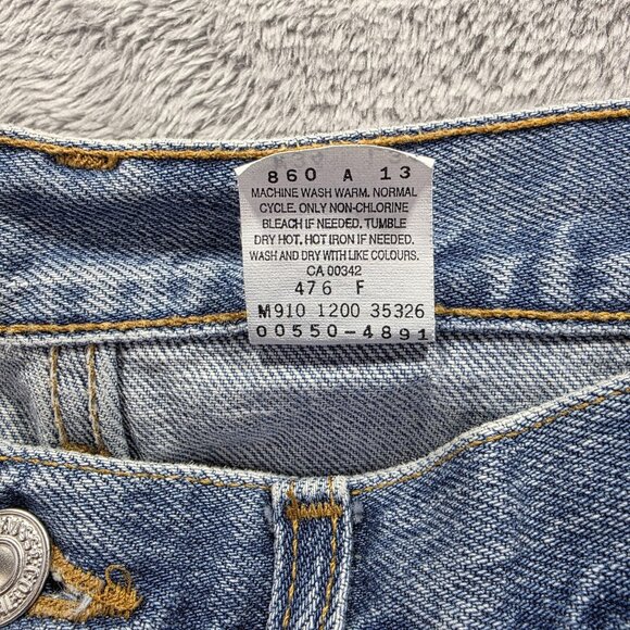 Levi's 550 Jeans Mens 34x34 Light Wash Relaxed Fit Tapered Leg Denim Zip Fly Y2K - Picture 6 of 10